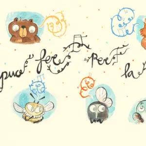 Miniatura Cant Salam animals pensant color