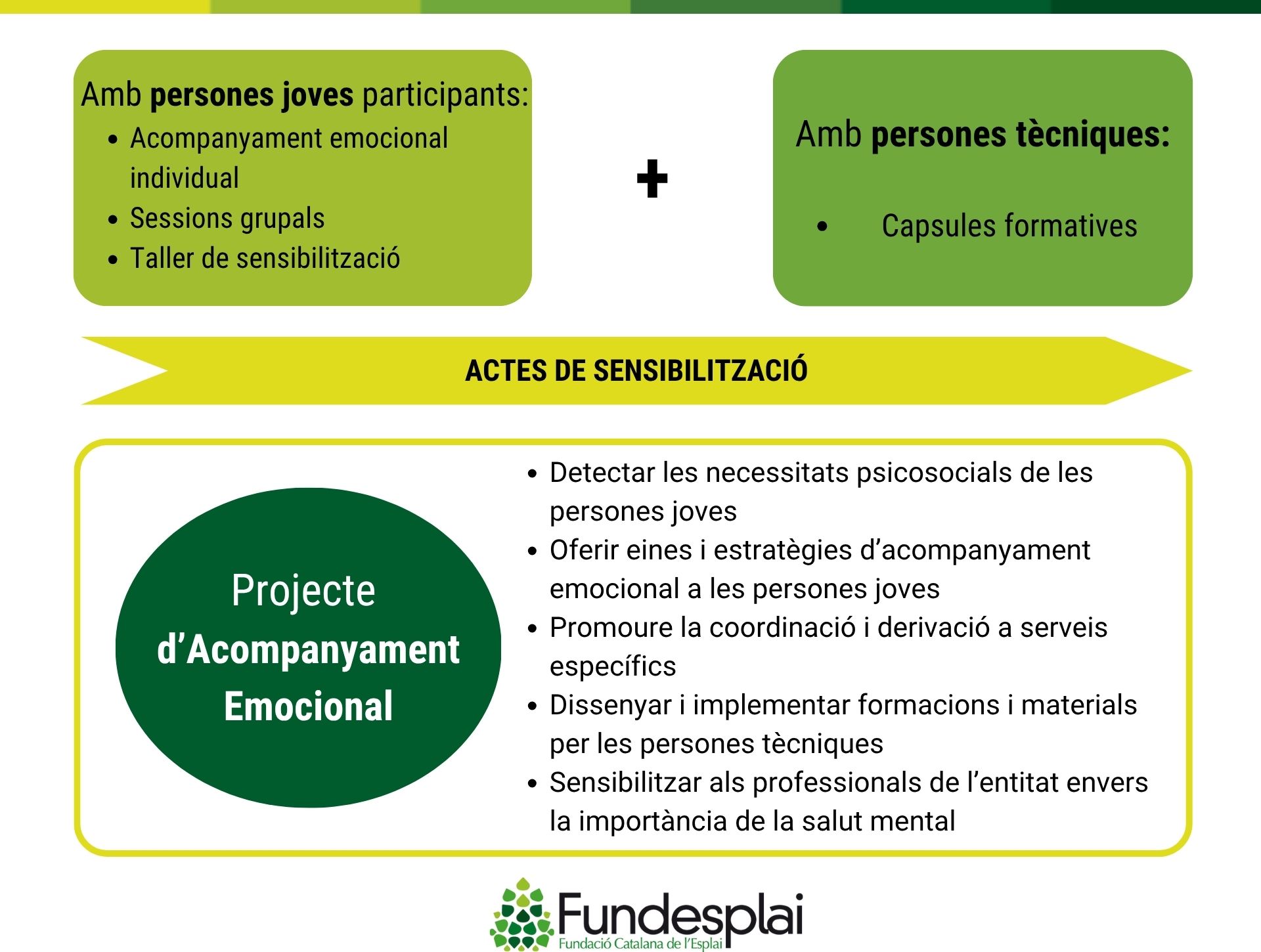 Acompanyament emocional-Fundesplai Infografia Acompanyament emocional-Fundesplai