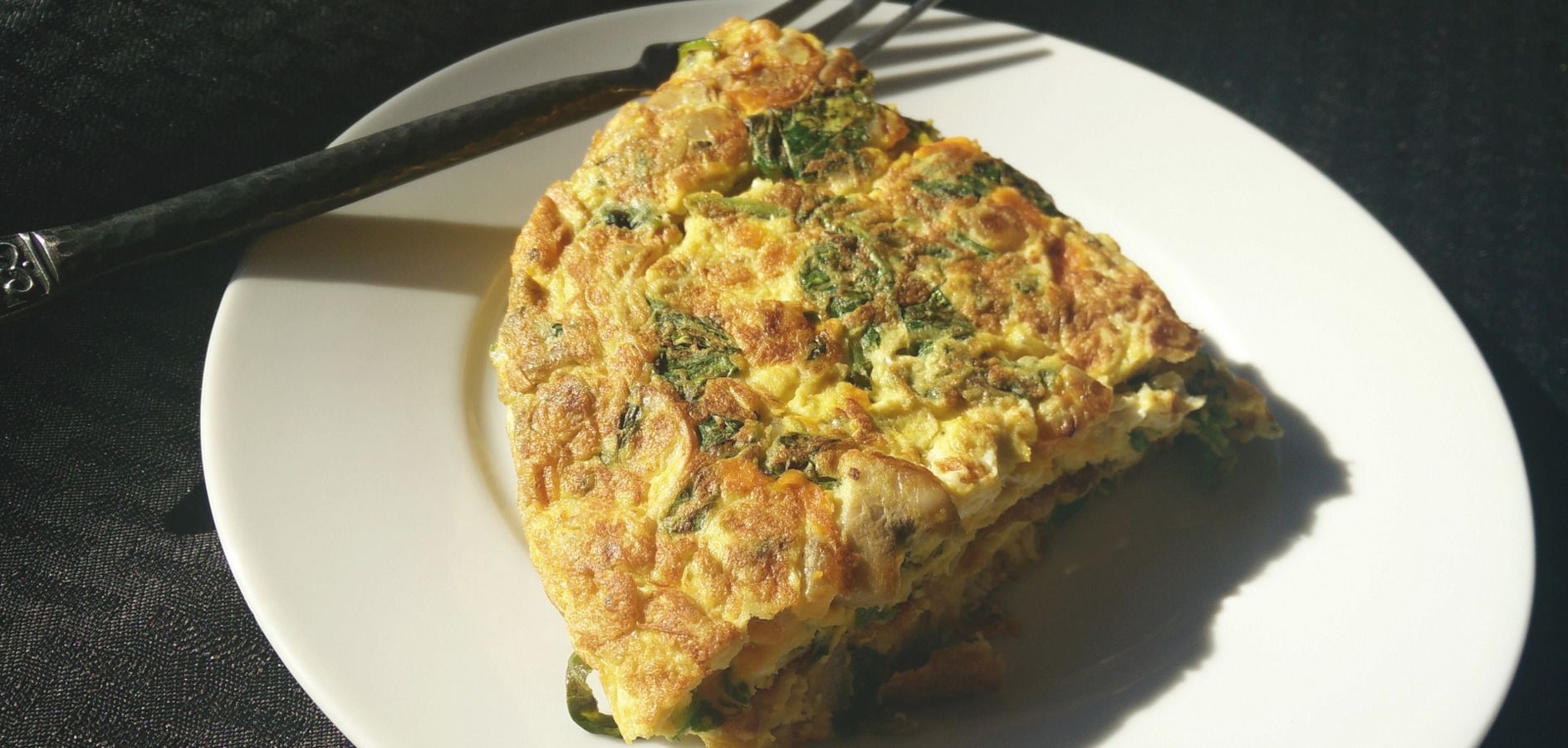 Receta: Tortilla de patatas con espinacas