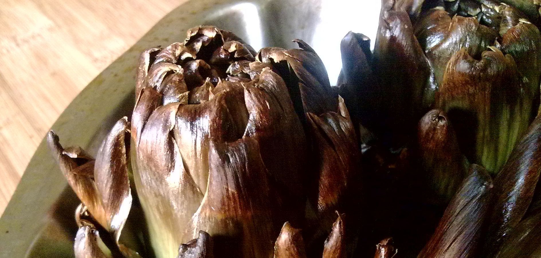 Receta: Alcachofas al horno con vinagreta