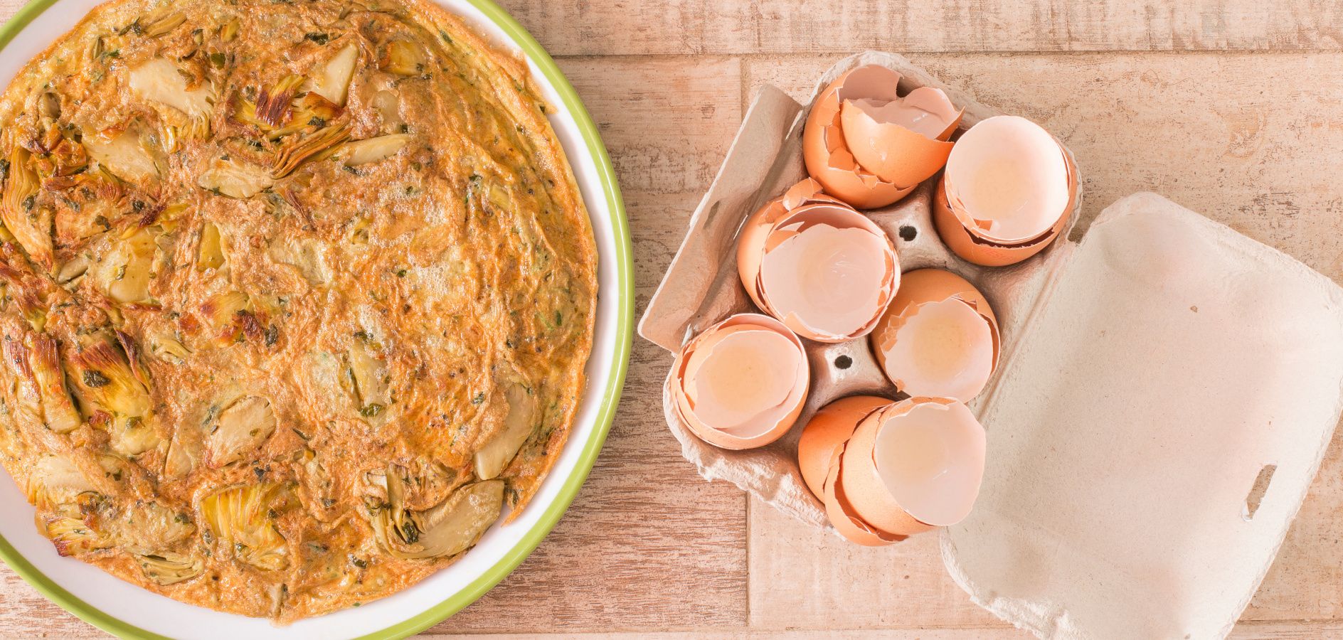 Receta: Tortilla de alcachofa