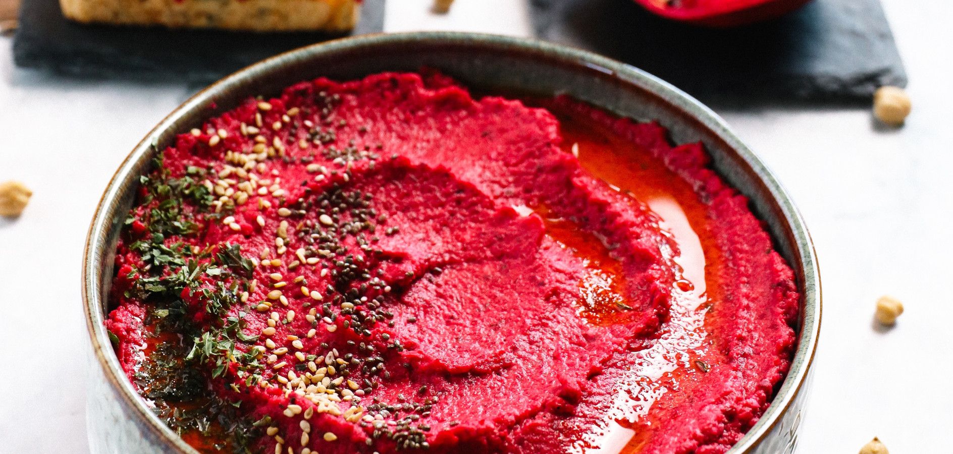 Receta: Hummus de remolacha