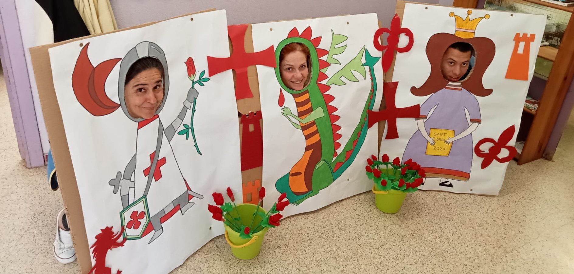 Celebrem Sant Jordi al Temps Educatiu del Migdia