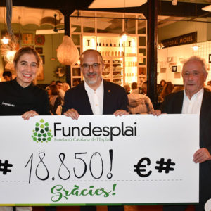 Fundesplai recull 18.850 € per a projectes socials per a la infància i la joventut al Sopar Solidari