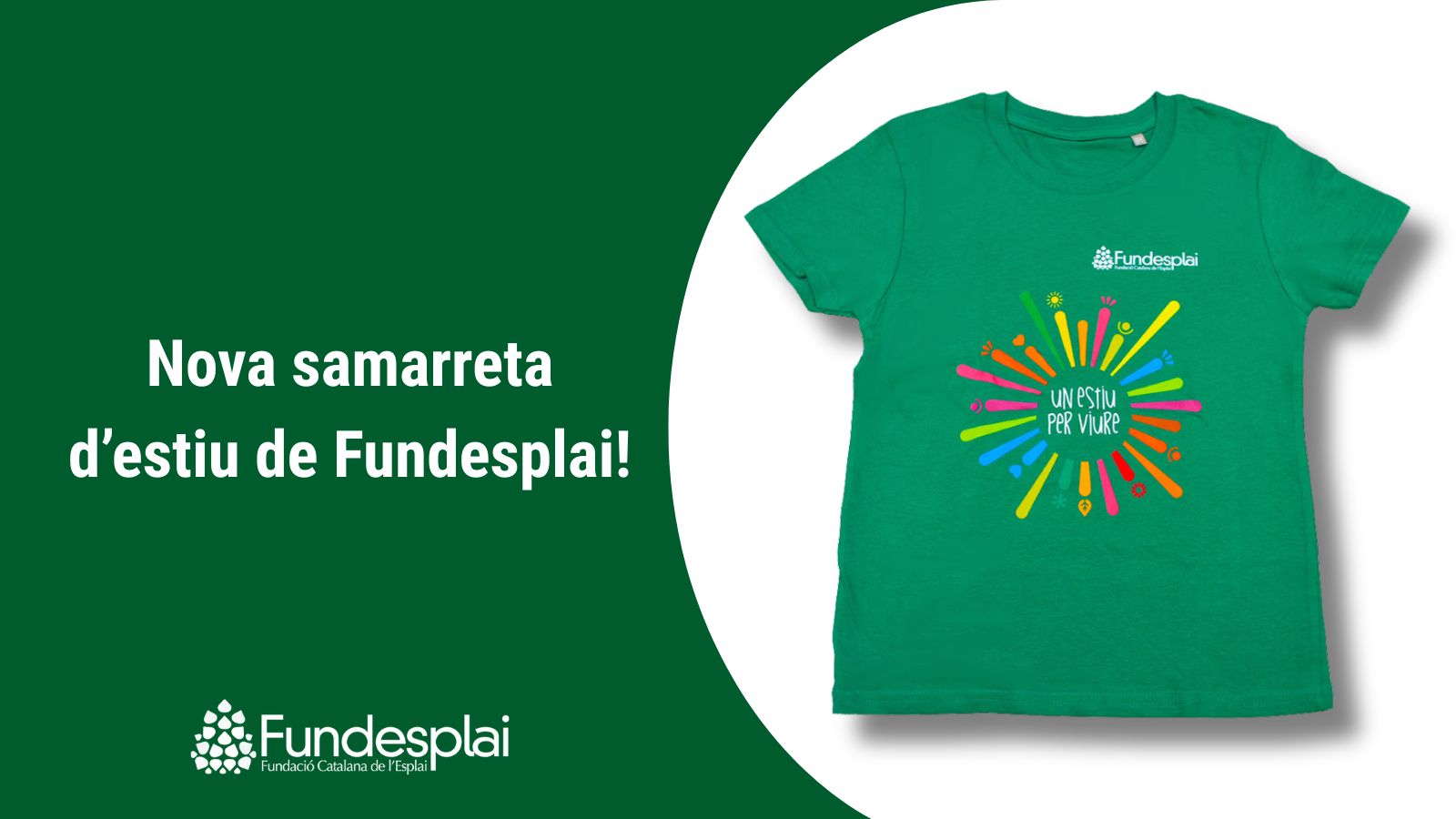 Ja tenim la nova samarreta d’estiu de Fundesplai