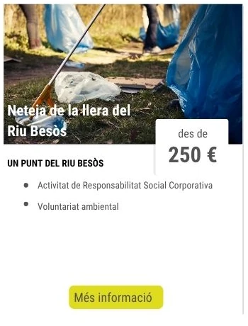 Neteja de la llera del riu Besòs Neteja de la llera del riu Besòs