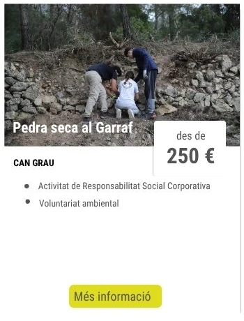 Pedra seca al Garraf Pedra seca al Garraf