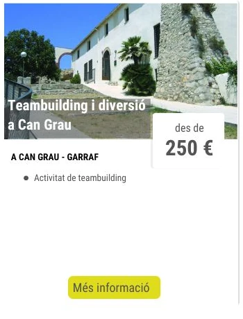Teambuilding i diversió Can Grau