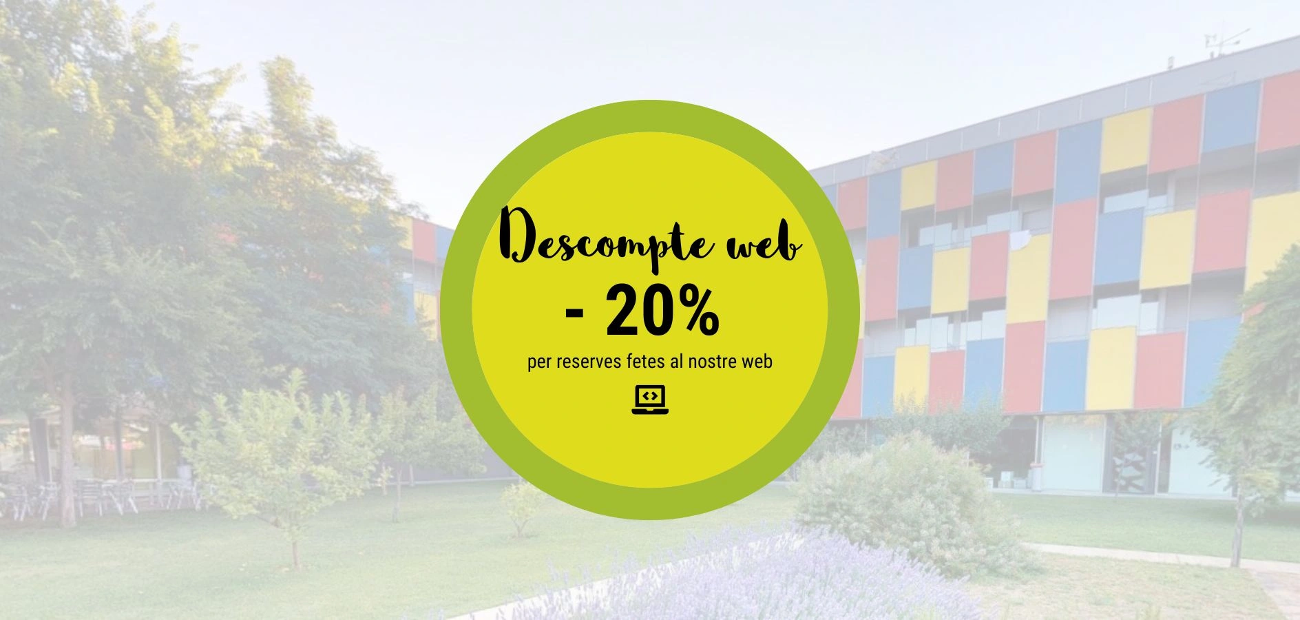 20% de descompte reserva online WEB