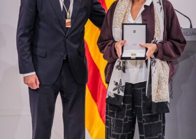 Entrega de la Medalla d'Honor atorgada a Josep Gassó Espina. Imatge: Parlament.