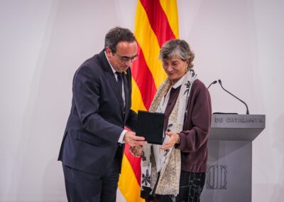 Entrega de la Medalla d'Honor atorgada a Josep Gassó Espina. Imatge: Parlament.