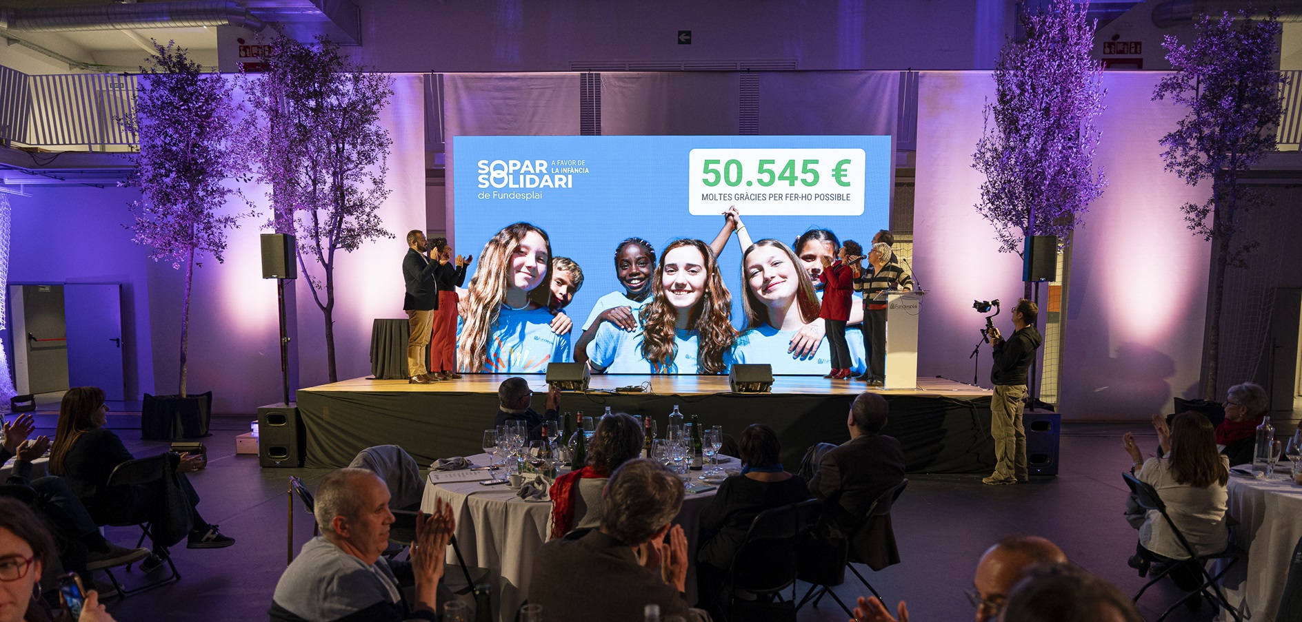 El Sopar Solidari recull més aportacions que mai: 50.545€ per a projectes d’infància i joves