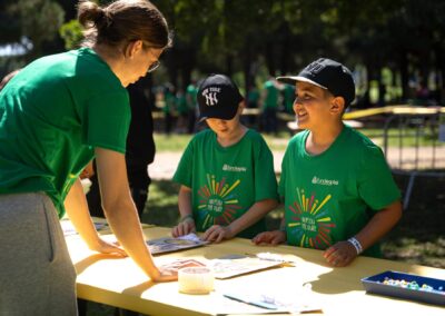 Activiatst de sostenibilitat a Festa Esplai