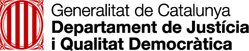 Logo departament de justícia i qualitat democràtica