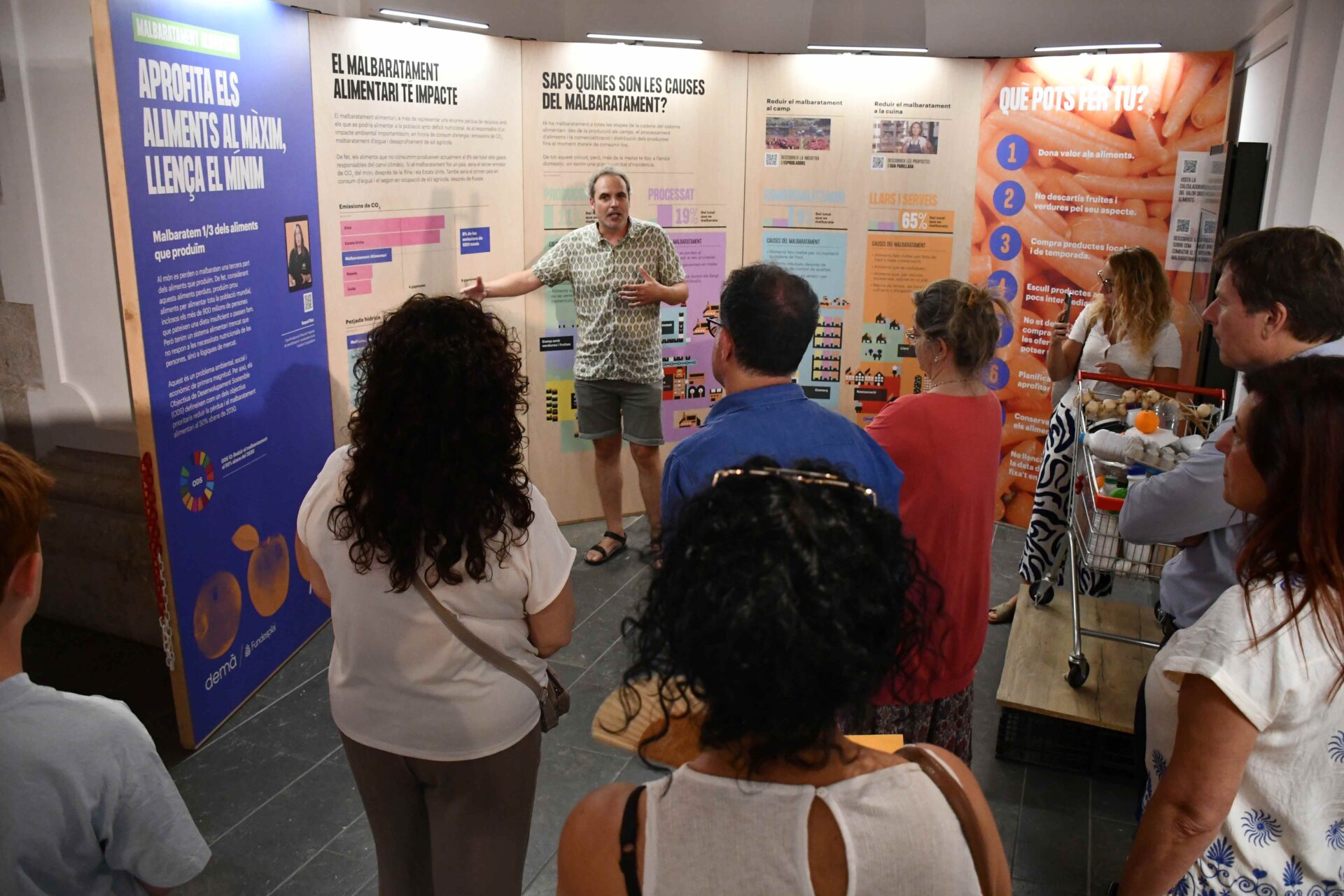 Palamós acull l’exposició ‘Menja. Actua. Impacta’ sobre alimentació sostenible i saludable
