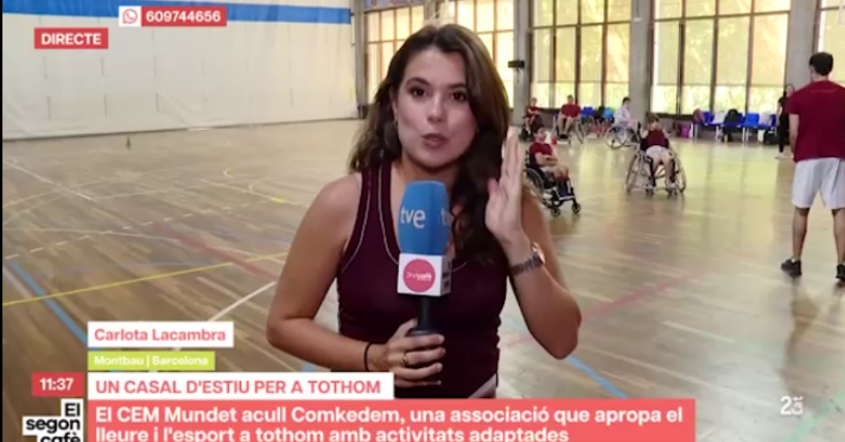 Connexió a TVE pels casals d'estiu
