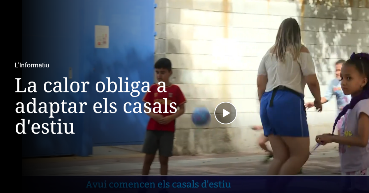 Connexió a TVE pels casals d'estiu